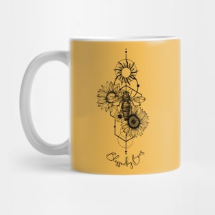 Bee and Sunflower Mug